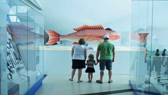  Dramatic objects, including this proverbial coffin from Ghana (in the shape of a fish), present a window to better understanding contemporary cultural traditions of Africa's peoples.