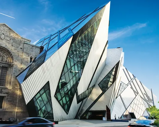 Royal Ontario Museum Michael Lee-Chin Crystal. Bloor Street Entrance.