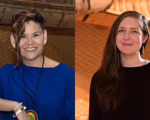 Headshots of J’net Ayayqwayaksheelth and Jessie Jakumeit.
